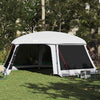 Vidaxx Schwimmbadzelt mit abnehmbaren Outdoor-Mesh-Wänden 670x590 cm grau