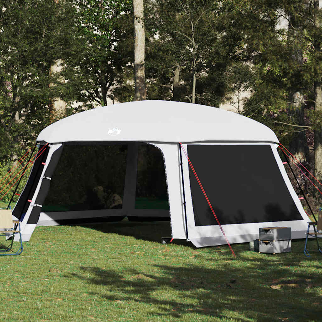 Vidaxx Schwimmbadzelt mit abnehmbaren Outdoor-Mesh-Wänden 670x590 cm grau