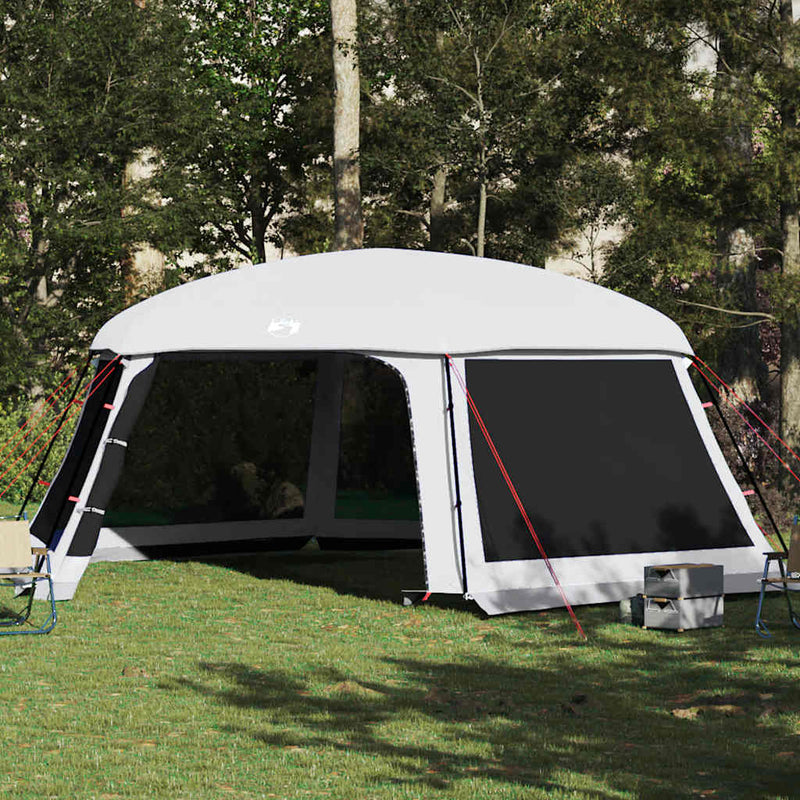 Vidaxx Schwimmbadzelt mit abnehmbaren Outdoor-Mesh-Wänden 670x590 cm grau