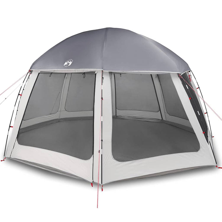 Vidaxx Schwimmbadzelt mit abnehmbaren Outdoor-Mesh-Wänden 510x510 cm grau