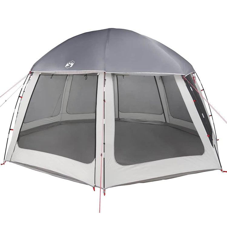 Vidaxx Schwimmbadzelt mit abnehmbaren Outdoor-Mesh-Wänden 510x510 cm grau