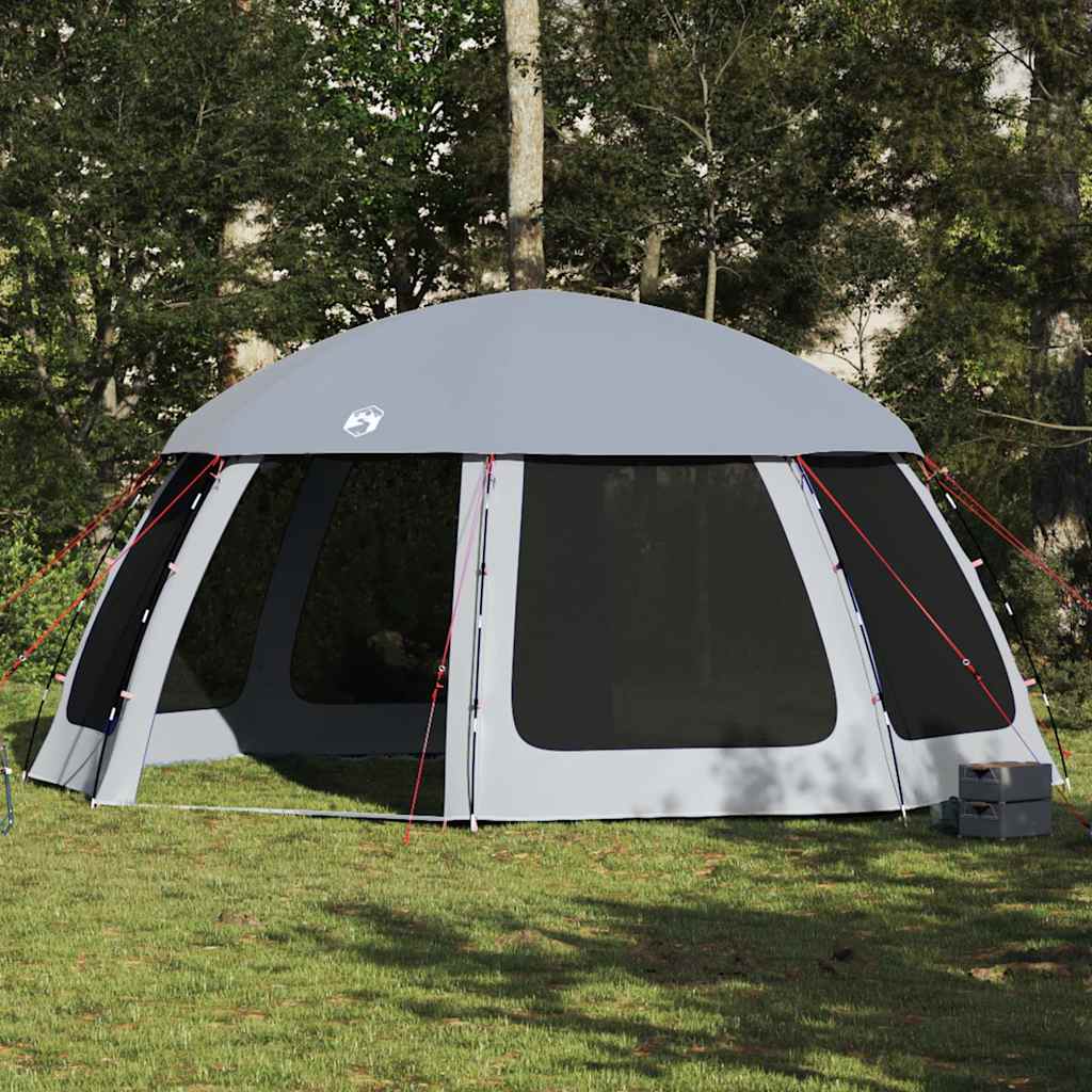 Vidaxx Schwimmbadzelt mit abnehmbaren Outdoor-Mesh-Wänden 510x510 cm grau