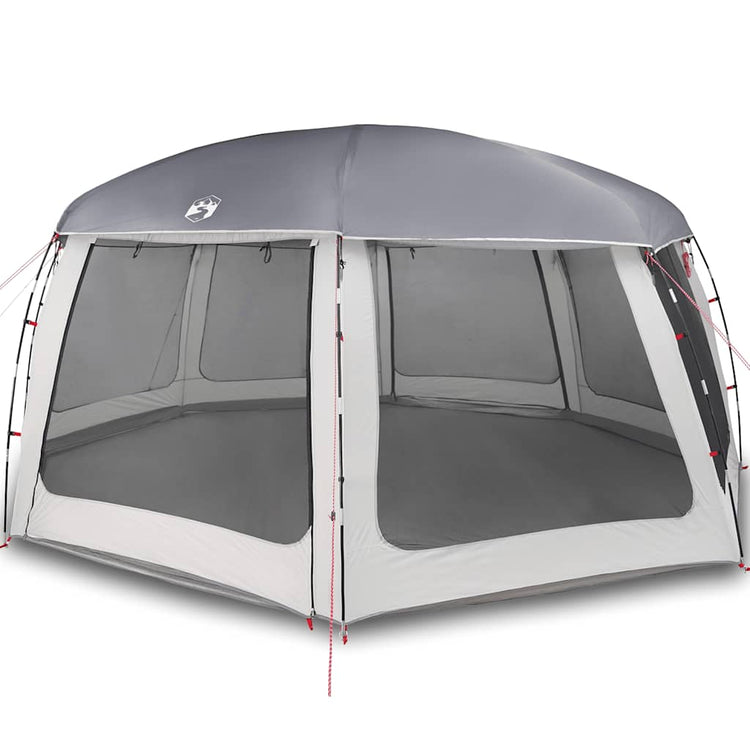 Vidaxx Schwimmbadzelt mit abnehmbaren Outdoor-Mesh-Wänden 690x690 cm grau