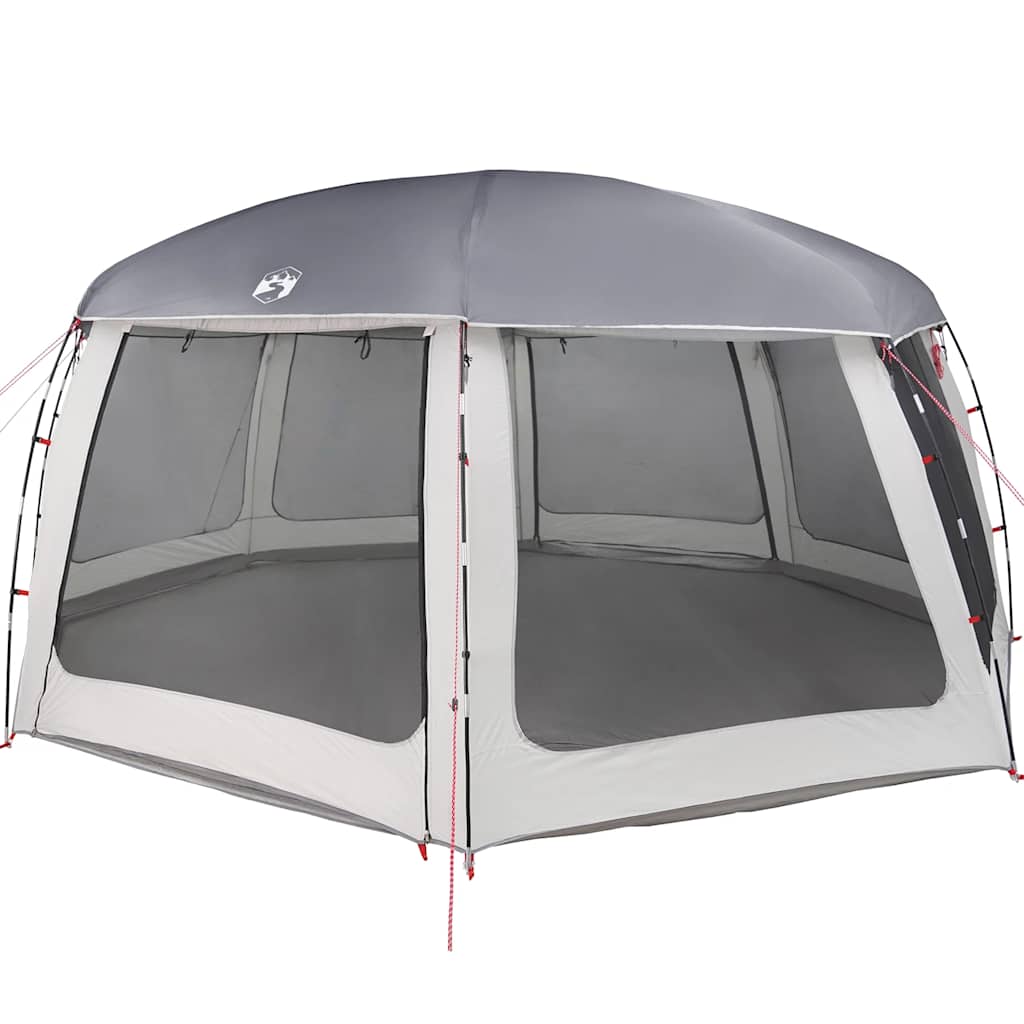 Vidaxx Schwimmbadzelt mit abnehmbaren Outdoor-Mesh-Wänden 690x690 cm grau
