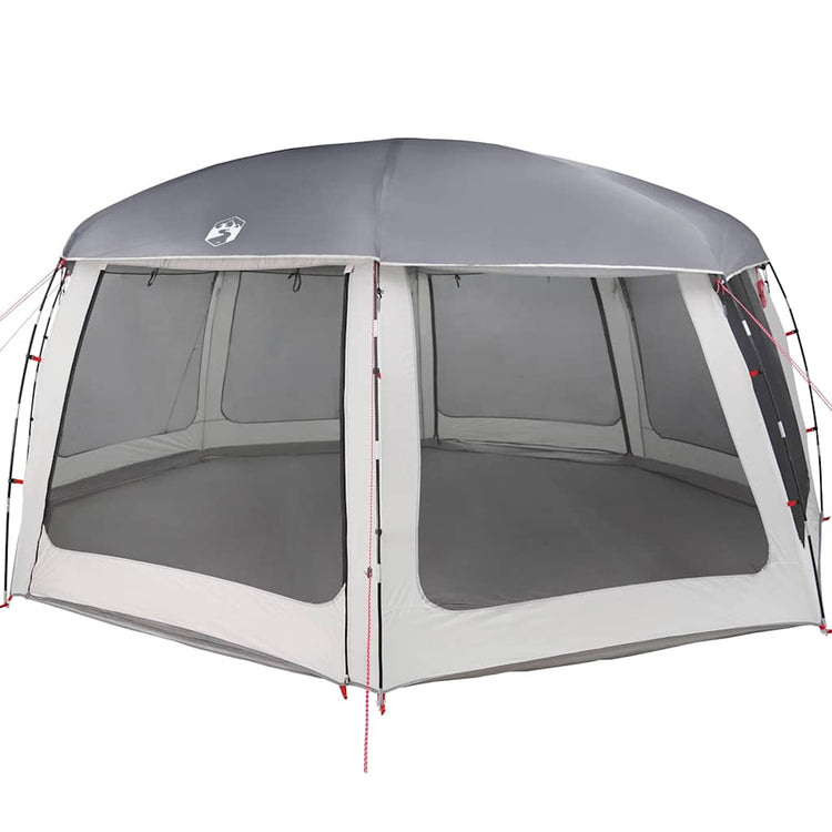 Vidaxx Schwimmbadzelt mit abnehmbaren Outdoor-Mesh-Wänden 690x690 cm grau