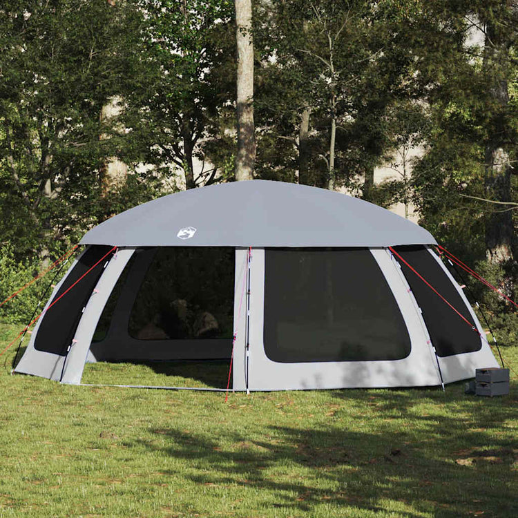 Vidaxx Schwimmbadzelt mit abnehmbaren Outdoor-Mesh-Wänden 690x690 cm grau