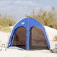 VidaXL Schwimmbadzelt mit Dach azurblau 366 x 305 x 231 cm