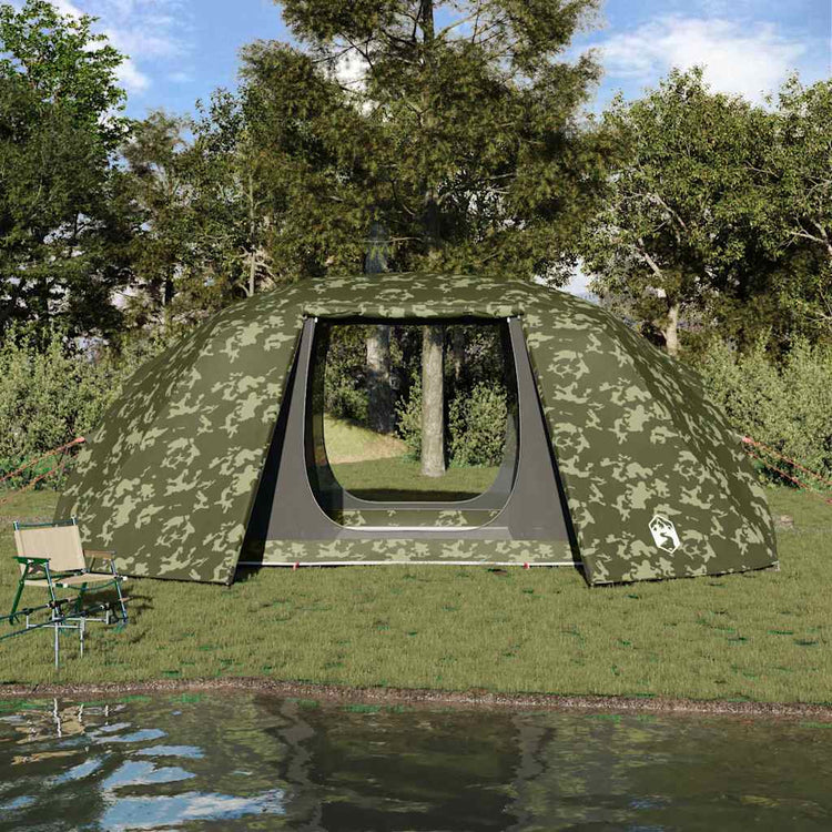 Vidaxx Angelzelt Tarnung 514 x 465 x 187 cm Polyester und Fiberglas
