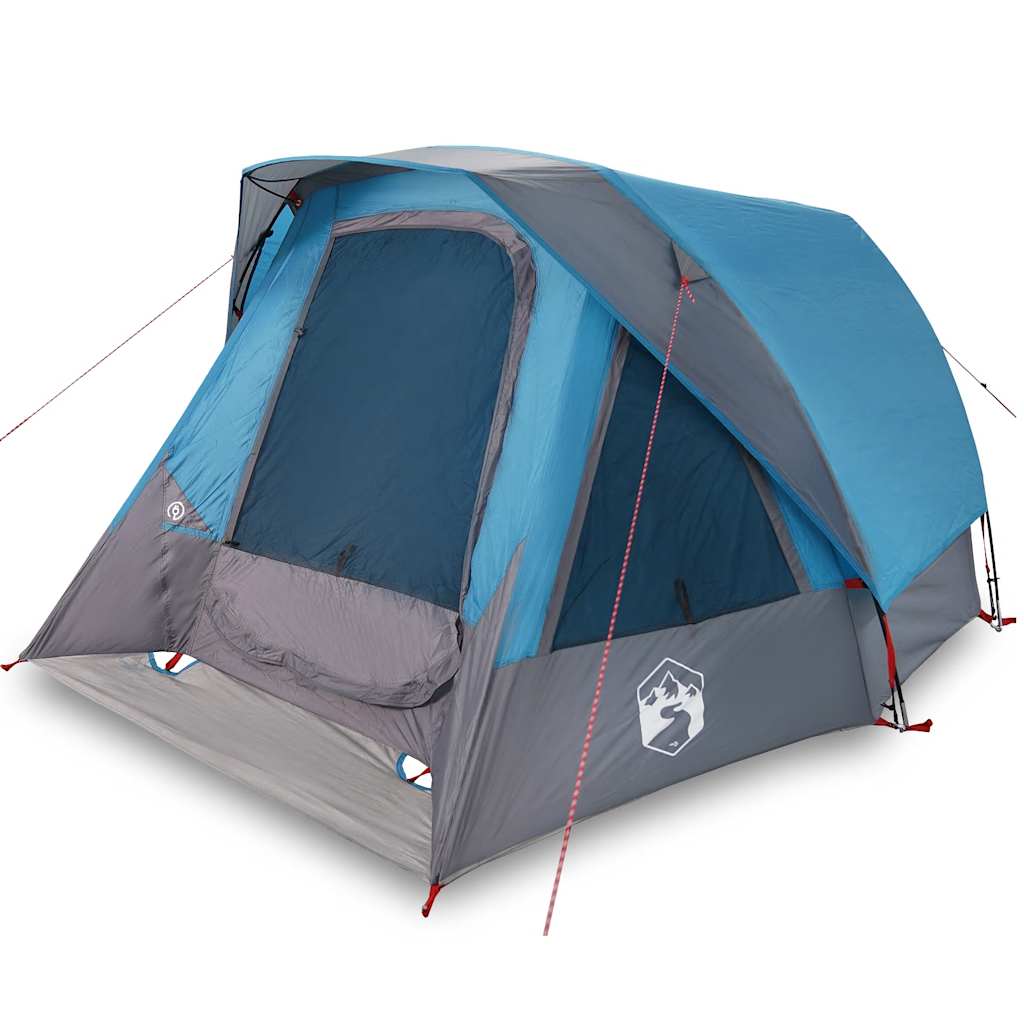VidaXL Zelt 4-Personen wasserdicht blau