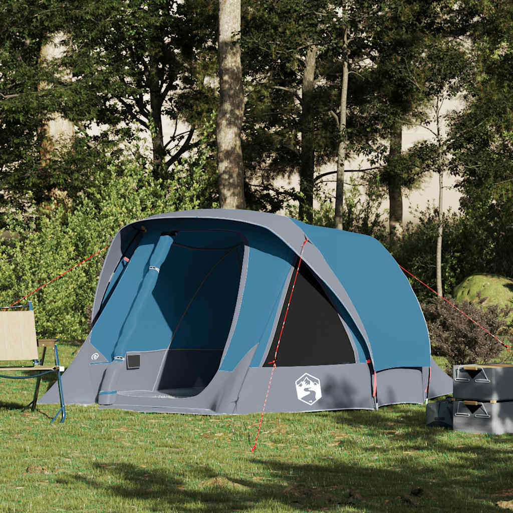 VidaXL Zelt 4-Personen wasserdicht blau