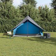 Vidaxx Familienzelt mit Dach blau und grau 315 x 286 x 200 cm - afbeelding 3