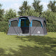 Vidaxx Familienzelt blau und grau 435 x 255 x 216 cm Polyester und Stahl