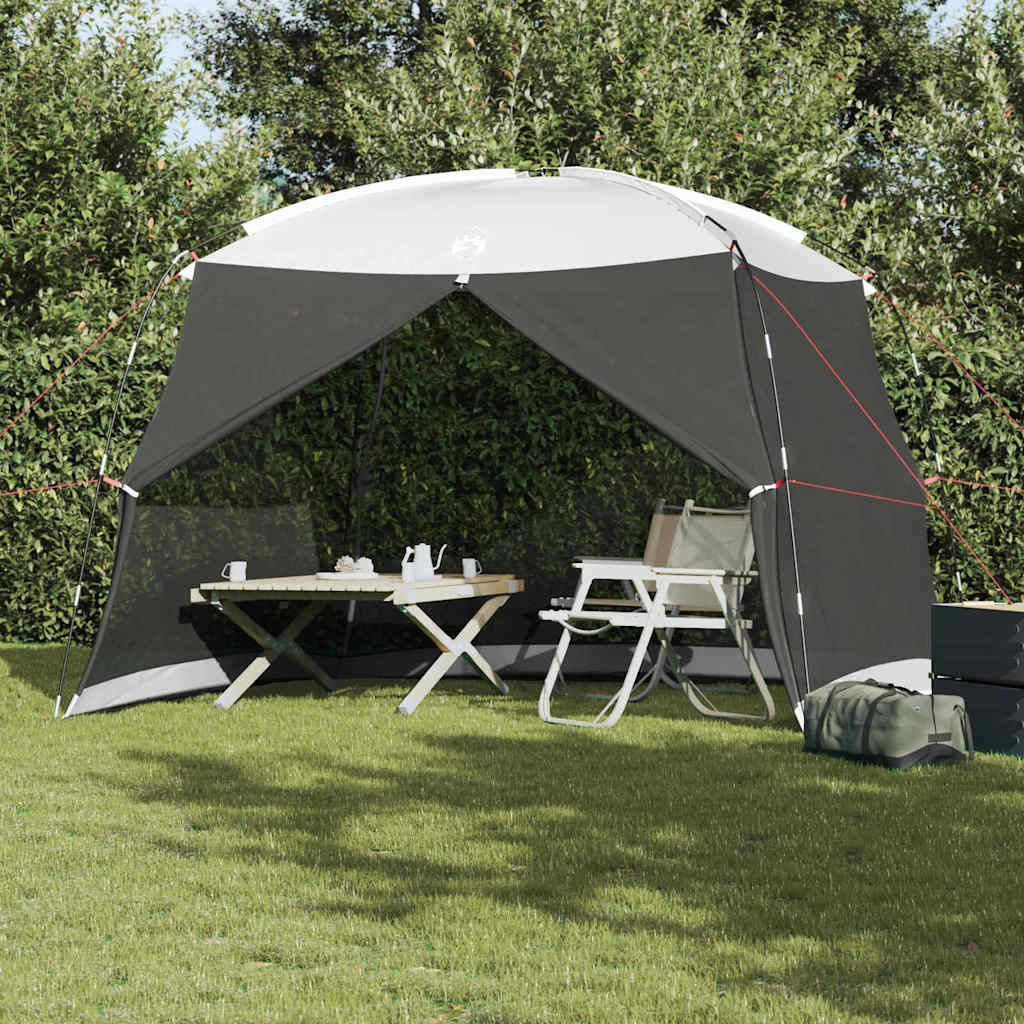 Vidaxx Moskitozelt grau 320 x 320 x 218 cm Polyester und Fiberglas