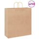 VidaXL Papiertüten 250 Stück mit Griffen 45x17x48 cm braun
