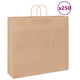 VidaXL Papiertüten 250 Stück mit Griffen 54x15x49 cm braun