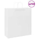 VidaXL Papiertüten 250 Stück mit Griffen 45x17x48 cm weiß