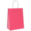 VidaXL Papiertüten 250 Stück mit Griffen 21x11x28 cm rosa