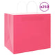 VidaXL Papiertüten 250 Stück mit Griffen 32x22x28 cm rosa