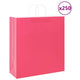 VidaXL Papiertüten 250 Stück mit Griffen 45x17x48 cm rosa