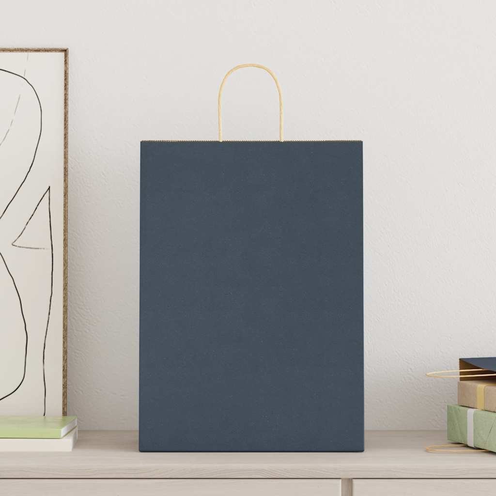 Vidaxl-Papier, 250 St. mit Streifen, 32 x 17 x 44 cm, blau