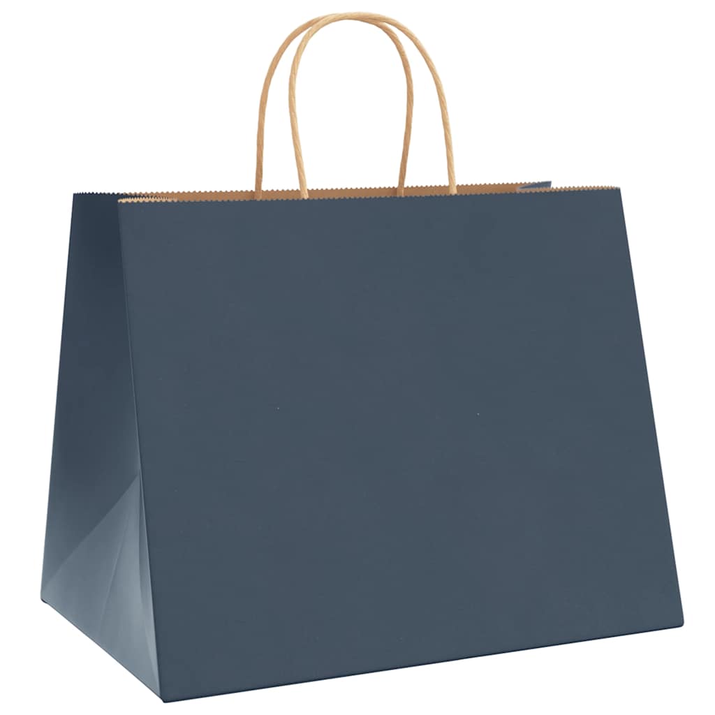 Vidaxl-Papier, 250 St. mit Streifen, 32 x 22 x 24 cm, blau
