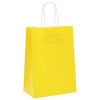VidaXL Papiertüten 250 Stück mit Griffen 15x8x21 cm gelb