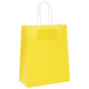VidaXL Papiertüten 250 Stück mit Griffen 18x8x22 cm gelb