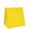 VidaXL Papiertüten 250 Stück mit Griffen 26x17x25 cm gelb