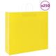 VidaXL Papiertüten 250 Stück mit Griffen 54x15x49 cm gelb