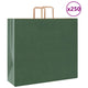 VidaXL Papiertüten 250 Stück mit Griffen 54x15x49 cm grün