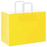 VidaXL Papiertüten 250 Stück mit Griffen 32x17x25 cm gelb - afbeelding 3