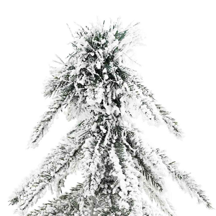 Vidaxx künstlicher Weihnachtsbaum weiß 76 x 76 x 180 cm Polyethylen und Metall