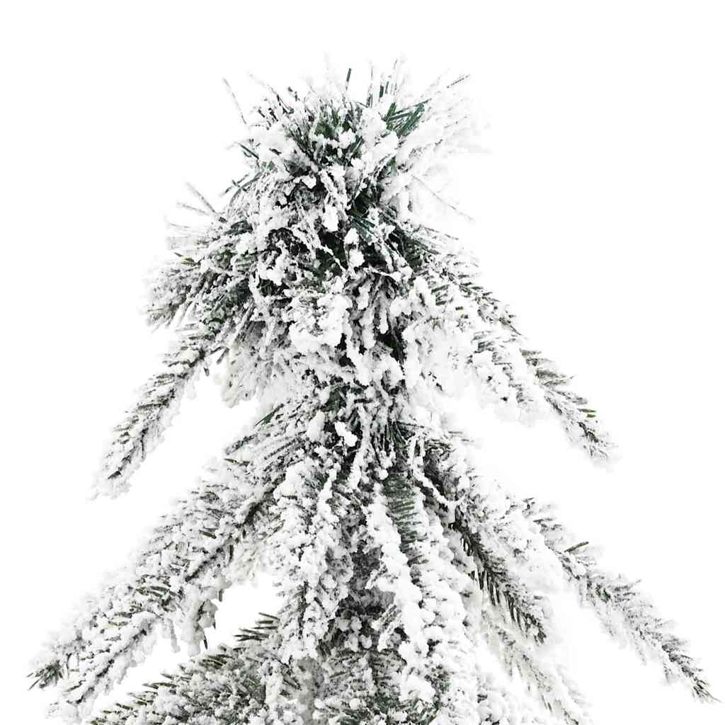 Vidaxx künstlicher Weihnachtsbaum weiß 86 x 86 x 210 cm Polyethylen und Metall