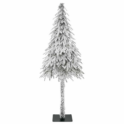 Vidaxx künstlicher Weihnachtsbaum weiß 86 x 86 x 210 cm Polyethylen und Metall