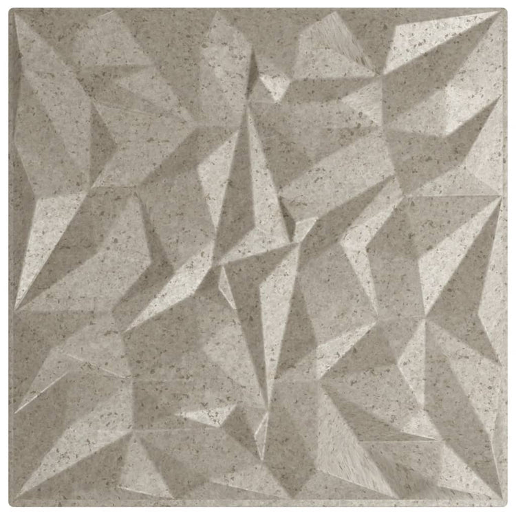 VIDAXL 12 ST -Wandpaneele Amethist 3 m² 50 x 50 cm XPS Beton Beton