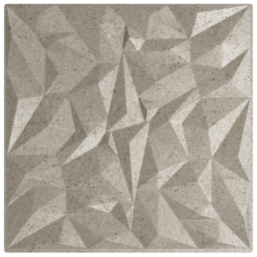 VIDAXL 48 ST WALSPORTEN AMETHIST 12 m² 50 x 50 cm XPS Beton Beton