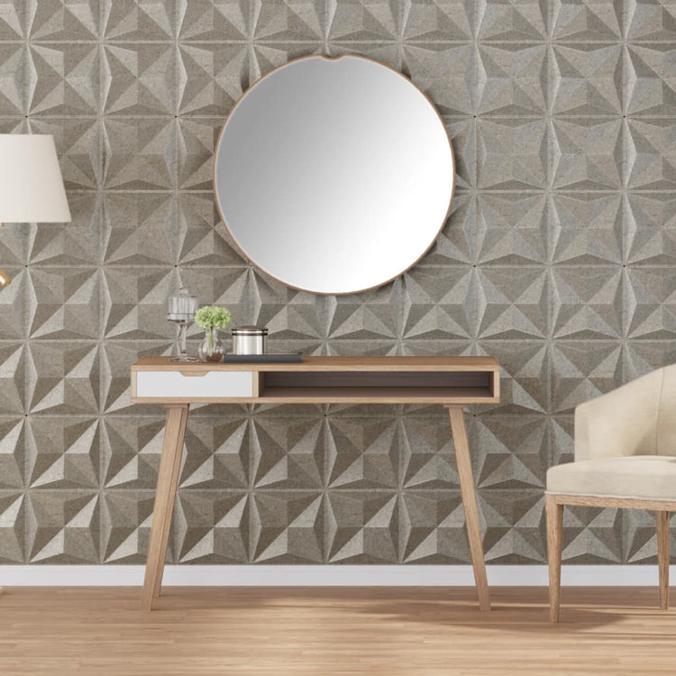 VIDAXL 12 ST WALSPORULTE origami 3 m² 50 x 50 cm XPS Beton Beton