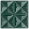 VIDAXL 24 ST WALSPORULTE origami 6 m² 50 x 50 cm XPS Grün grün