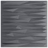 VIDAXL 24 ST WALL TOMELS STein 6 m² 50 x 50 cm xps grau