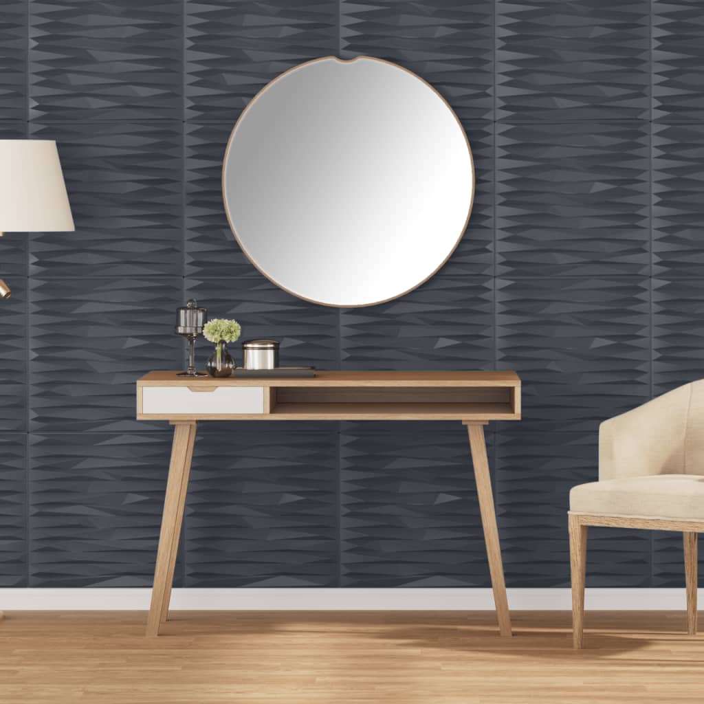 VIDAXL 48 ST WALL TOMELS STein 12 m² 50 x 50 cm xps grau