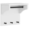 Vidaxx Wandgarderobe Sandnes weiß 43x30x42 cm massives Kiefernholz