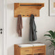 Vidaxx Wandgarderobe Sandnes 87x30x42 cm massives Kiefernholz
