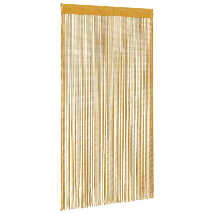 VidaXL Kordelvorhänge 2 Stück 140x250 cm goldfarben