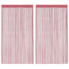 VidaXL Kordelvorhänge 2 Stück 140x250 cm rosa