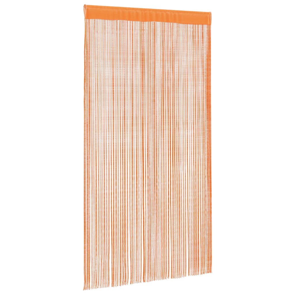 VidaXL Kordelvorhänge 2 Stück 140x250 cm Orange