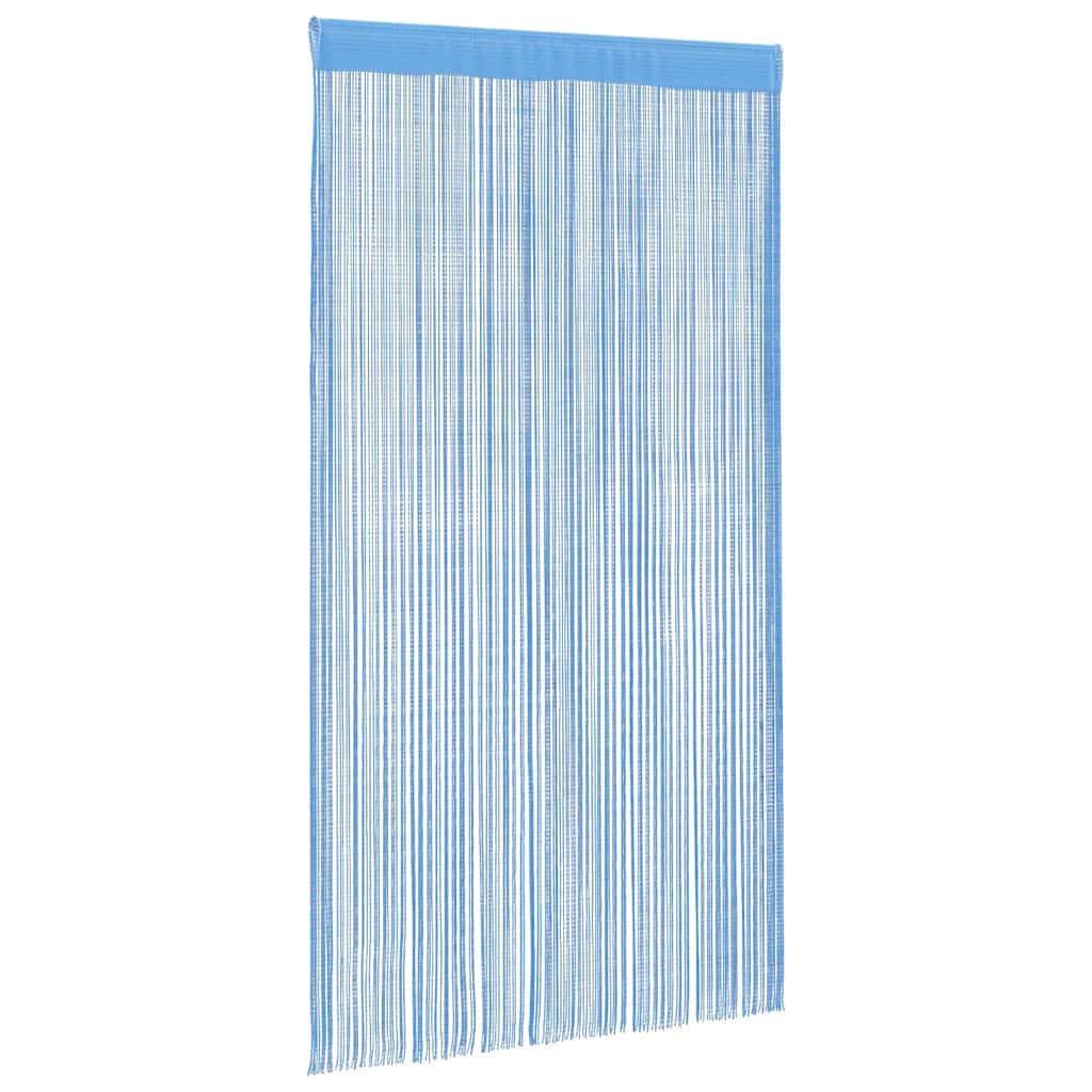 VidaXL Kordelvorhänge 2 Stück 100x250 cm Hellblau
