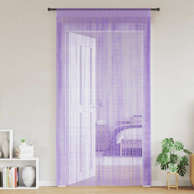 VidaXL Kordelvorhänge 2 Stk. Lila 140x250 cm