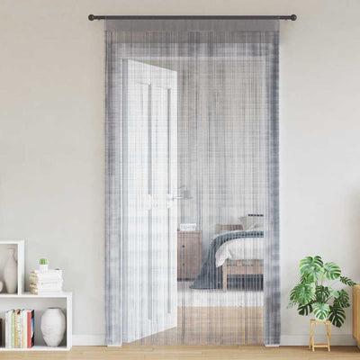 VidaXL Kordelvorhänge 2 Stück 140x250 cm Hellgrau