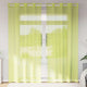 Vidaxx Gardinen Voile mit Ösen 2 Stück 140x245 cm Apfelgrün