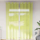Vidaxx Gardinen Voile mit Ösen 2 Stück 140x260 cm Apfelgrün